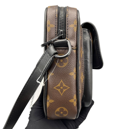 Louis Vuitton Christopher Wearable Wallet Monogram Brown Black