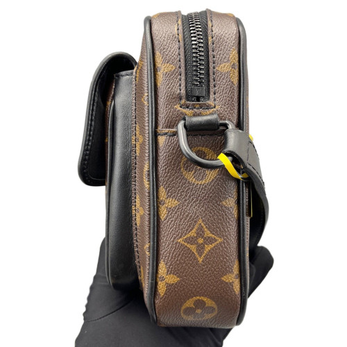 Louis Vuitton Christopher Wearable Wallet Monogram Brown Black