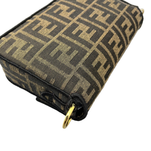 Fendi Mini Baguette Zucca Brown