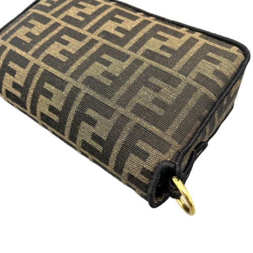 Fendi Mini Baguette Zucca Brown