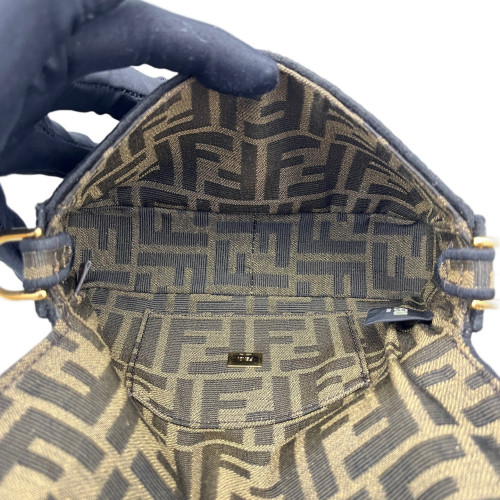 Fendi Mini Baguette Zucca Brown