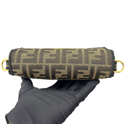 Fendi Mini Baguette Zucca Brown