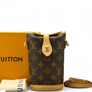 Louis Vuitton Fold Me Pouch Monogram Brown