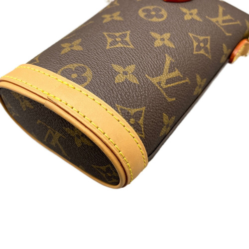 Louis Vuitton Fold Me Pouch Monogram Brown