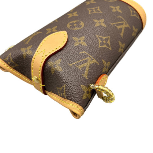 Louis Vuitton Fold Me Pouch Monogram Brown