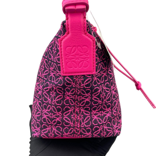 Loewe Small Cubi Anagram Azalea Black Loewe Small Cubi Anagram Azalea Black
