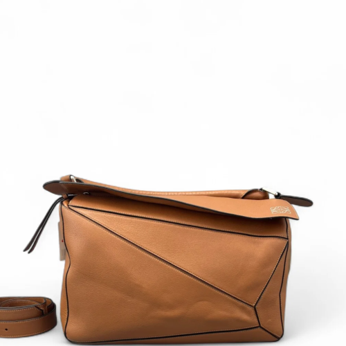 Loewe Large Puzzle Calfskin Tan