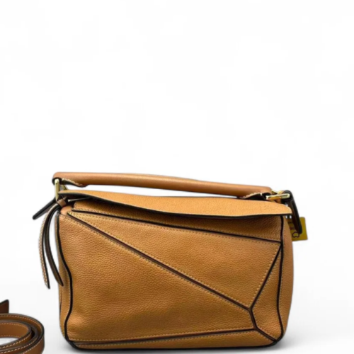 Loewe Small Puzzle Grained Calfskin Tan Loewe Small Puzzle Grained Calfskin Tan