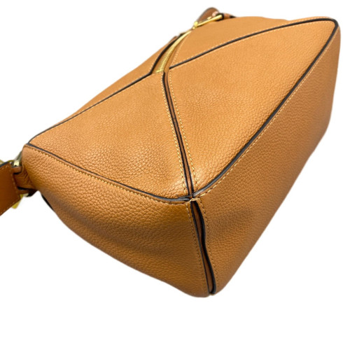 Loewe Small Puzzle Grained Calfskin Tan Loewe Small Puzzle Grained Calfskin Tan