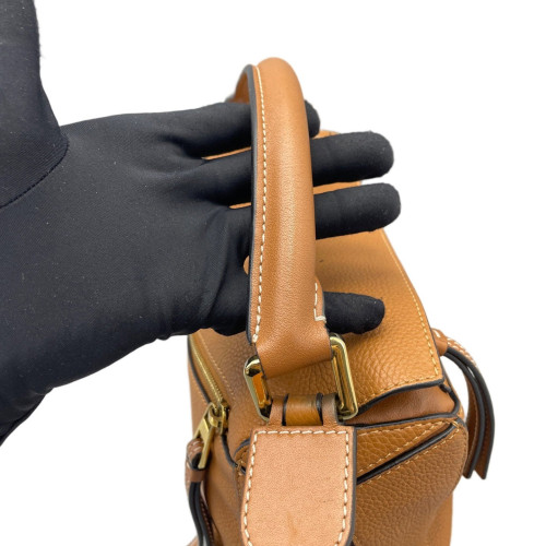 Loewe Small Puzzle Grained Calfskin Tan Loewe Small Puzzle Grained Calfskin Tan