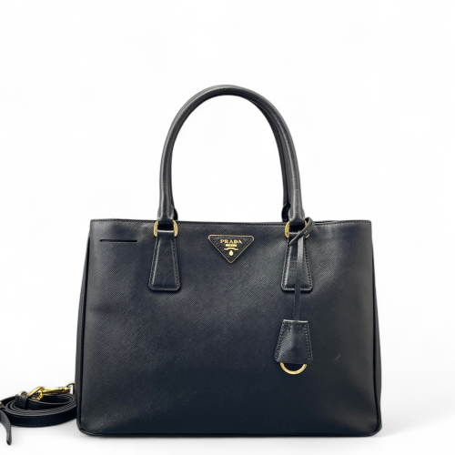 Prada Galleria Tote Saffiano Calfskin Black