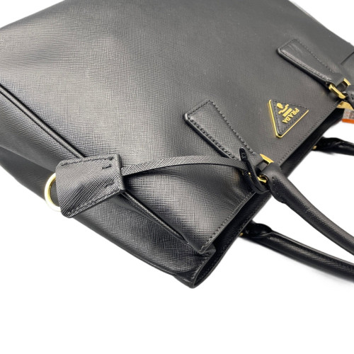 Prada Galleria Tote Saffiano Calfskin Black