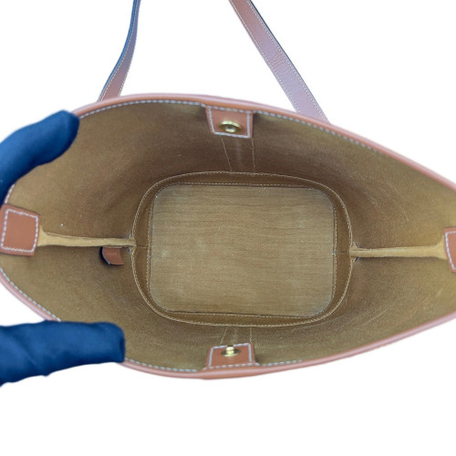 Celine Triomphe Bucket Bag Mediun Triomphe Tan Brown