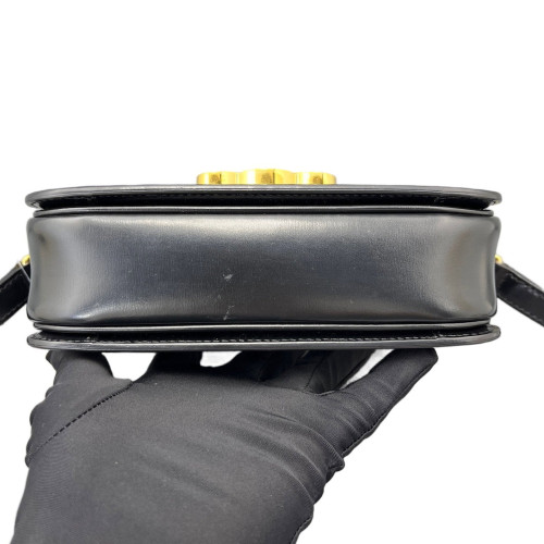 Celine Teen Triomphe Shoulder Bag Smooth Calfskin Black