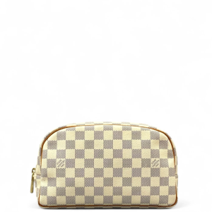 Louis Vuitton Trousse Toilette 23 Damier Azur White