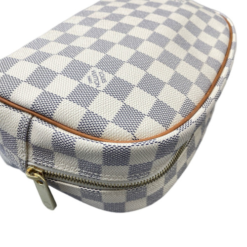 Louis Vuitton Trousse Toilette 23 Damier Azur White