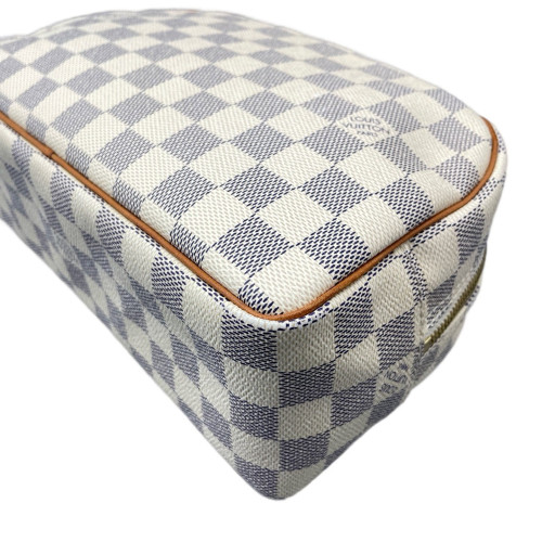 Louis Vuitton Trousse Toilette 23 Damier Azur White