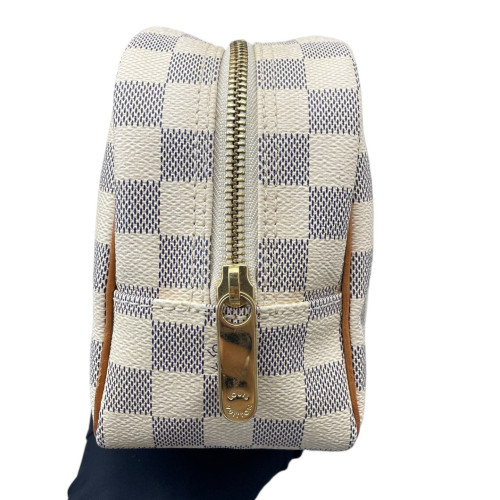 Louis Vuitton Trousse Toilette 23 Damier Azur White
