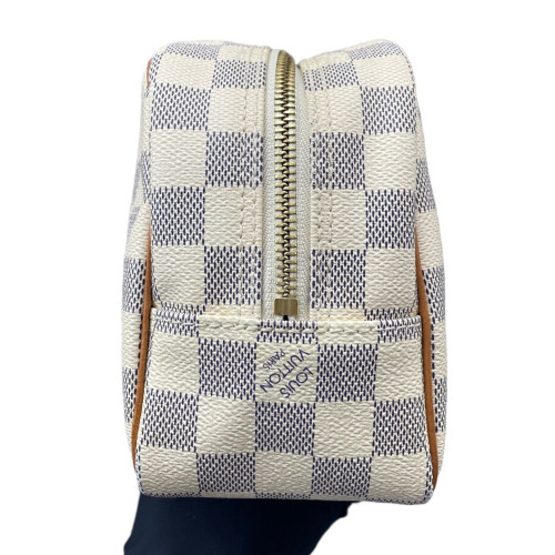 Louis Vuitton Trousse Toilette 23 Damier Azur White