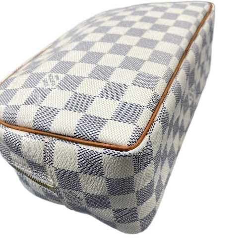Louis Vuitton Trousse Toilette 23 Damier Azur White