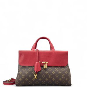Louis Vuitton Venus Handbag Monogram Brown Red