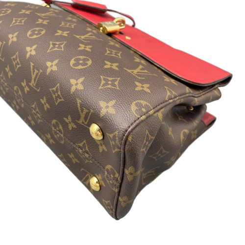 Louis Vuitton Venus Handbag Monogram Brown Red