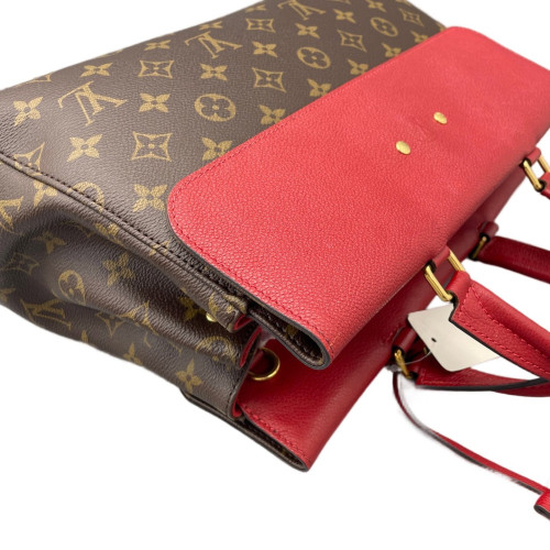 Louis Vuitton Venus Handbag Monogram Brown Red