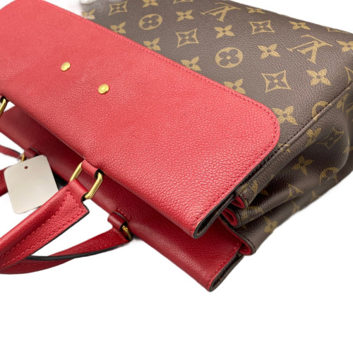 Louis Vuitton Venus Handbag Monogram Brown Red