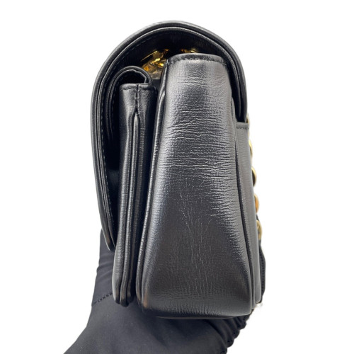 Gucci Shoulder Bag Calfskin Black