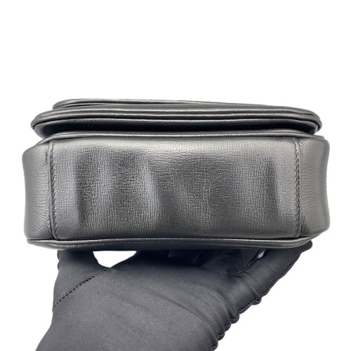 Gucci Shoulder Bag Calfskin Black