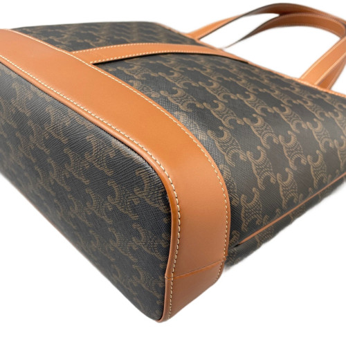 Celine Tote Bag Triomphe Tan Brown