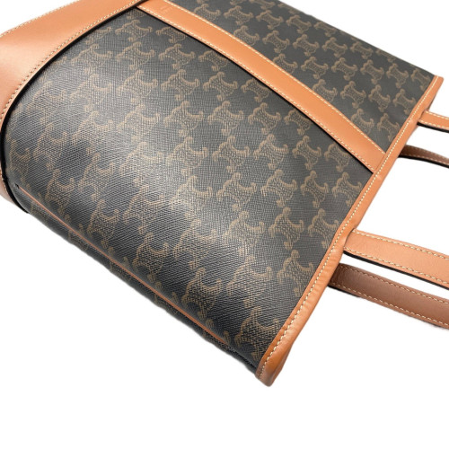 Celine Tote Bag Triomphe Tan Brown