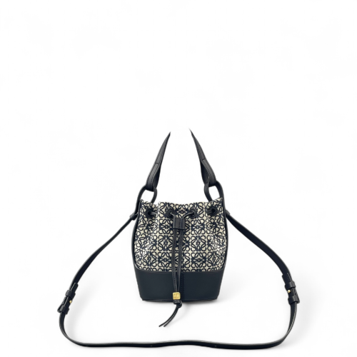 Loewe Bucket Anagram Beige Navy