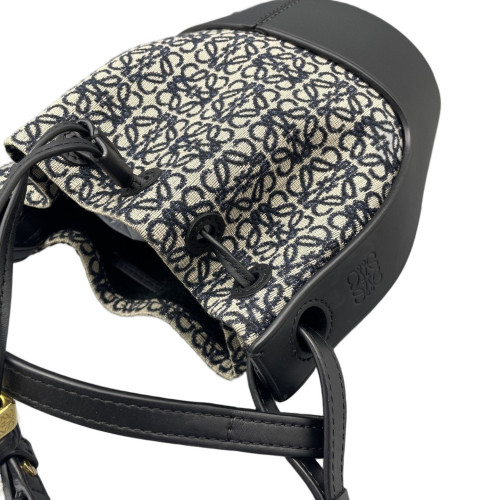 Loewe Bucket Anagram Beige Navy