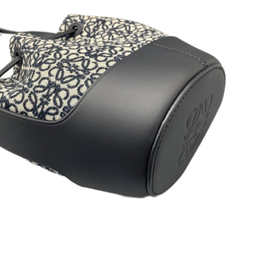 Loewe Bucket Anagram Beige Navy