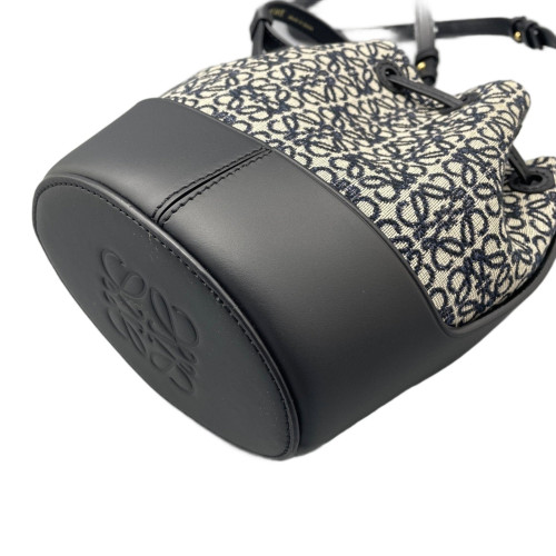 Loewe Bucket Anagram Beige Navy