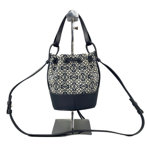 Loewe Bucket Anagram Beige Navy