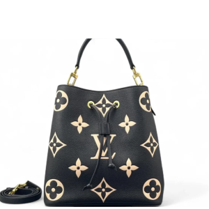 Louis Vuitton Neonoe MM Empreinte Monogram Giant Black White