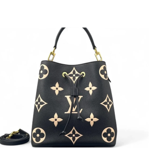 Louis Vuitton Neonoe MM Empreinte Monogram Giant Black White