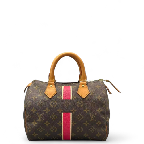 Louis Vuitton Speedy 25 Monogram Brown Red