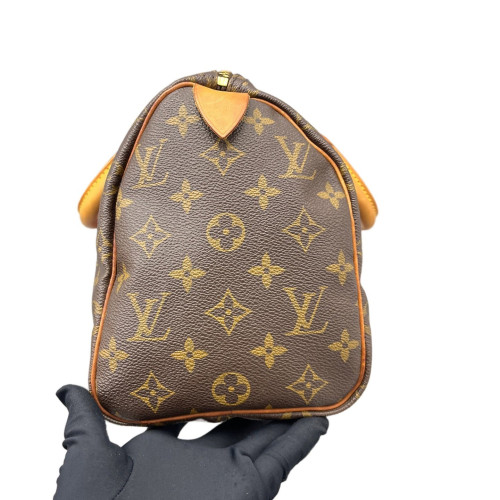 Louis Vuitton Speedy 25 Monogram Brown Red