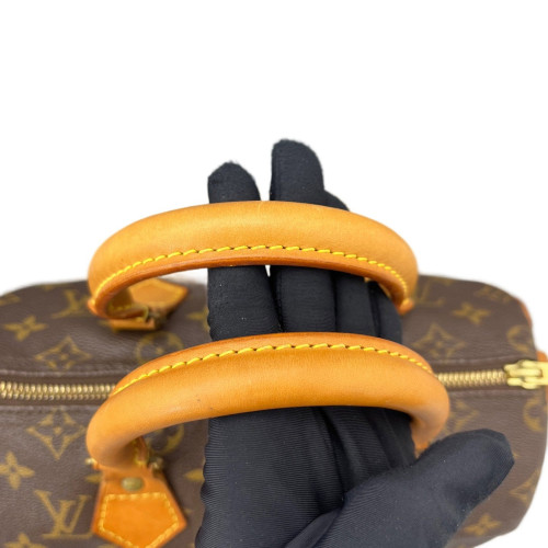 Louis Vuitton Speedy 25 Monogram Brown Red