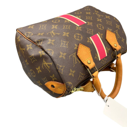 Louis Vuitton Speedy 25 Monogram Brown Red