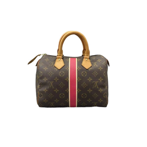 Louis Vuitton Speedy 25 Monogram Brown Red