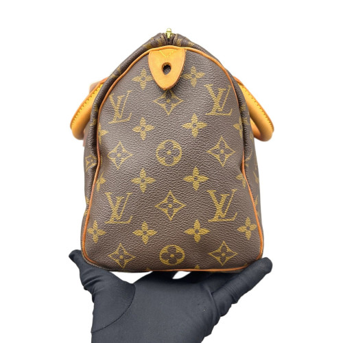 Louis Vuitton Speedy 25 Monogram Brown Red