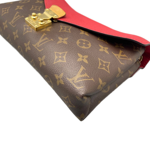 Louis Vuitton Pallas Chain Monogram Brown Red