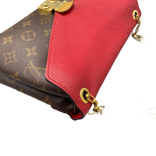 Louis Vuitton Pallas Chain Monogram Brown Red