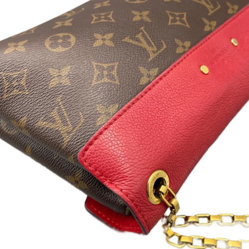 Louis Vuitton Pallas Chain Monogram Brown Red
