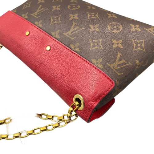 Louis Vuitton Pallas Chain Monogram Brown Red