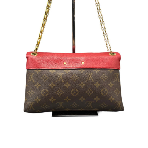 Louis Vuitton Pallas Chain Monogram Brown Red